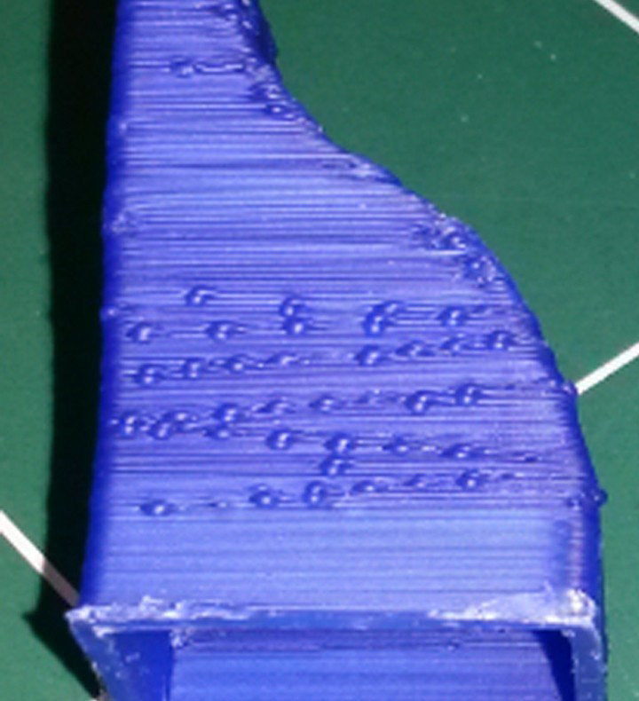 Impresión 3D con burbujas por un mal filamento print3x printex printec print3c